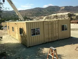 Container House used during construction